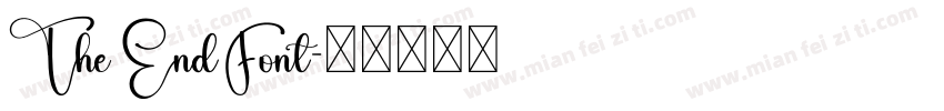 The End Font字体转换